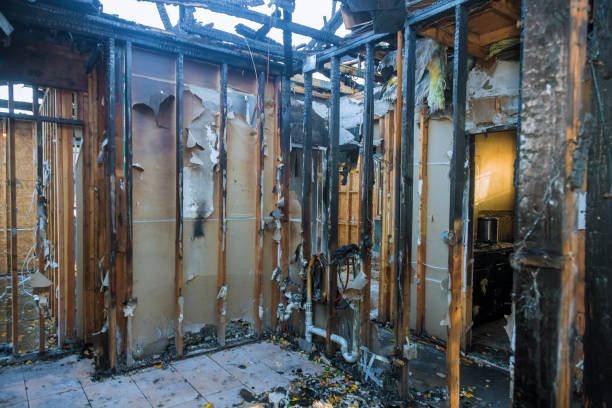 Professional Fire Damage Assessment technician working in Somers Point, NJ